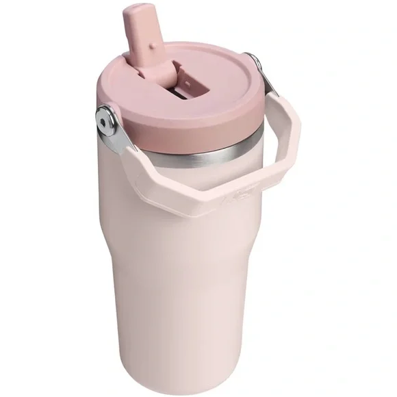Stanley IceFlow 20oz. Rose Quartz Travel Mug with Handle - Picture 3 of 3
